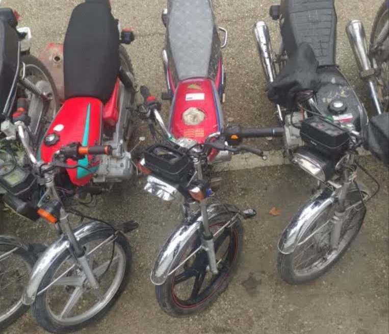 سارق سرقت های سریالی موتورسیکلت در دام پلیس تکاب