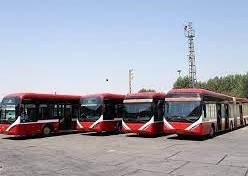 خدمات شرکت واحد اتوبوسرانی تهران در مراسم راهپیمایی حمایت از کودکان غزه