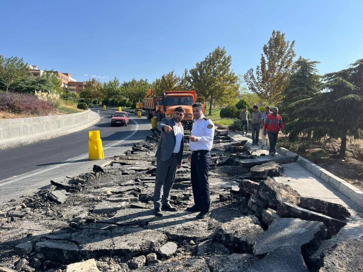 آغاز مرحله دوم اصلاح هندسی تقاطع بزرگراه شهید خرازی به آزاد راه تهران - شمال