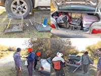 دستگیری متخلفین زنده گیر پرندگان در شهرستان میاندوآب