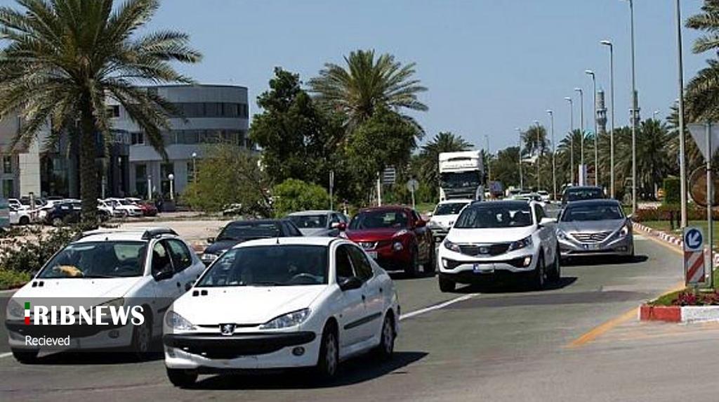 ممنوعیت جابه جایی مسافر با خودرو‌های پلاک ملی در کیش