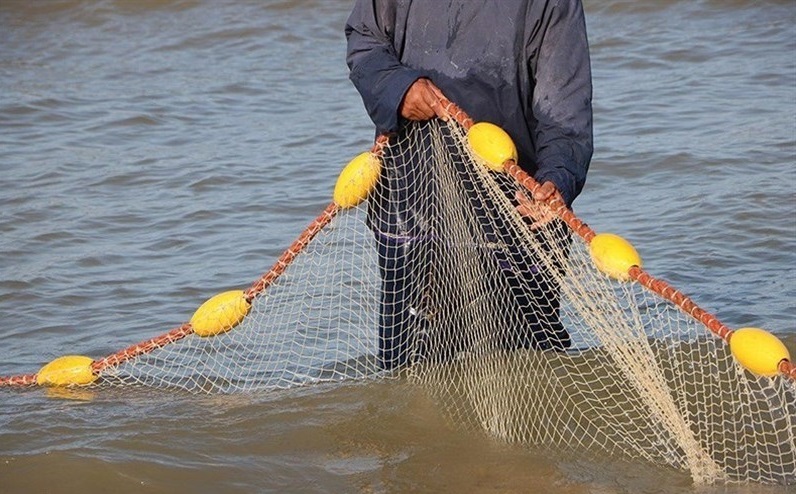 کاهش ۵۰ تُنی صید ماهی در دریاچه سد مهاباد