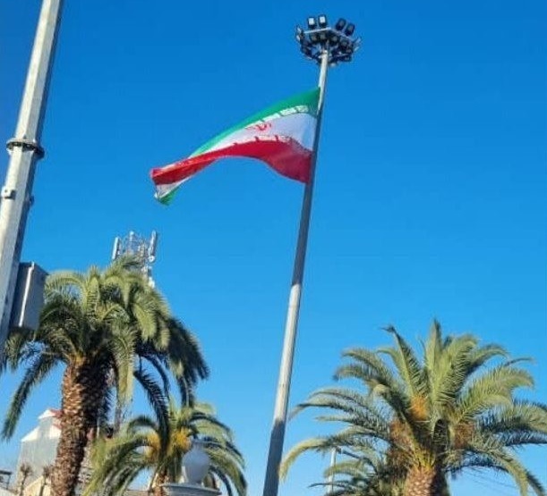 اهتزاز پرچم جمهوری اسلامی ایران در شهرستان ماسال