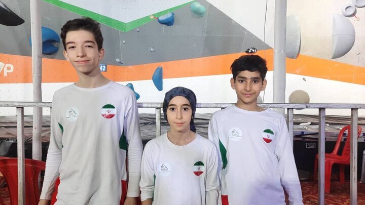 راه‌یابی سه سنگ‌نورد نوجوان و نونهال ایران به مرحله پایانی مسابقات قهرمانی آسیا