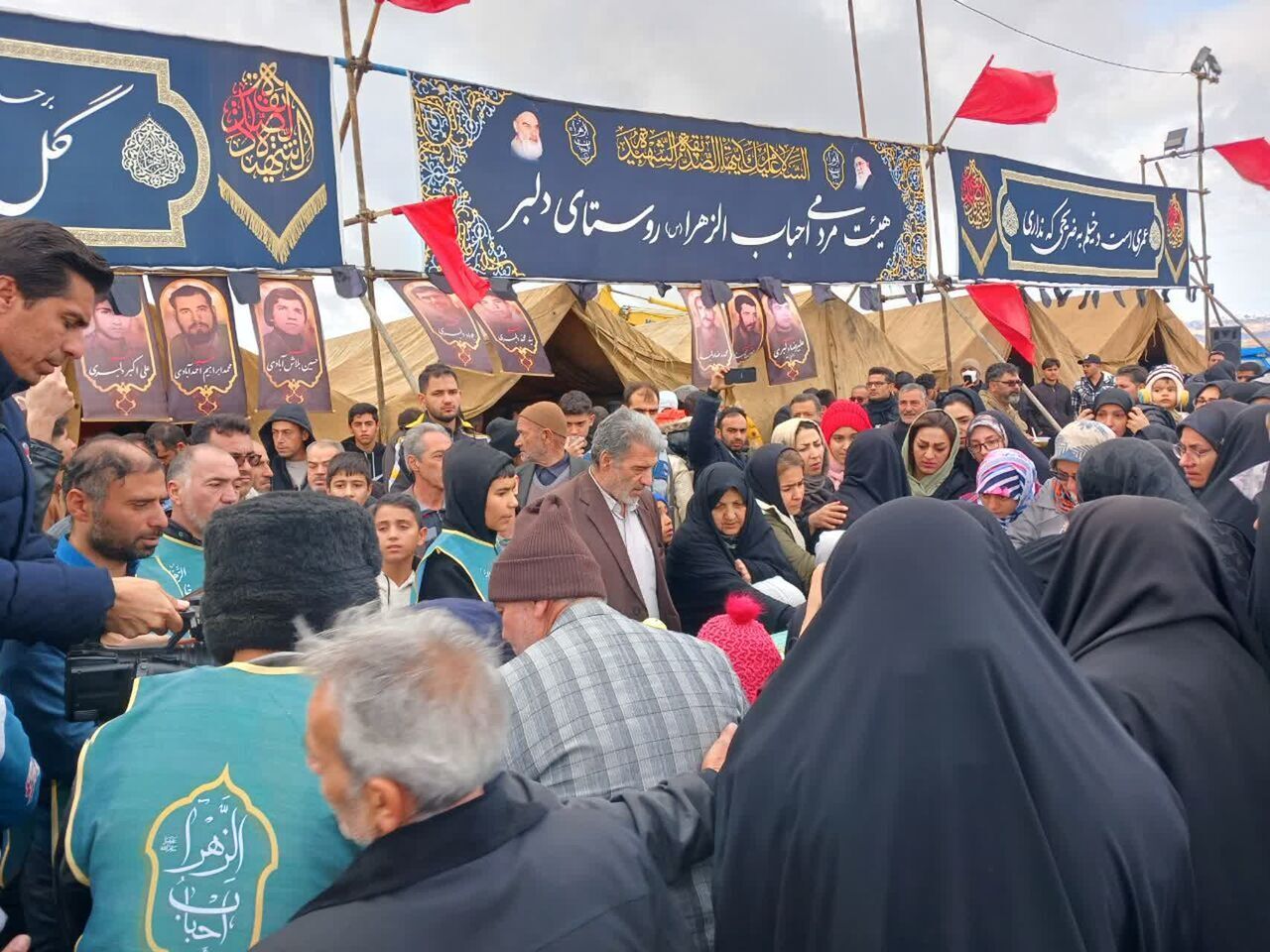 خدمت‌رسانی ۱۰ موکب فاطمی در سبزوار