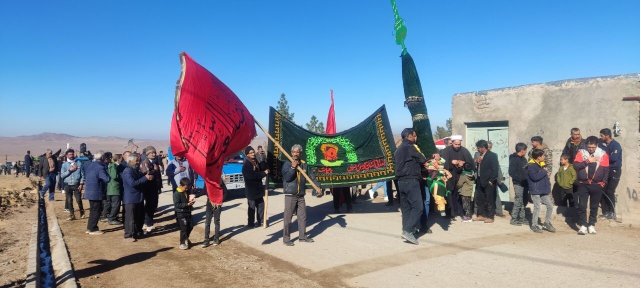 برگزاری بزرگترین اجتماع عزاداران فاطمی شهرستان میان جلگه در روستای ارغش