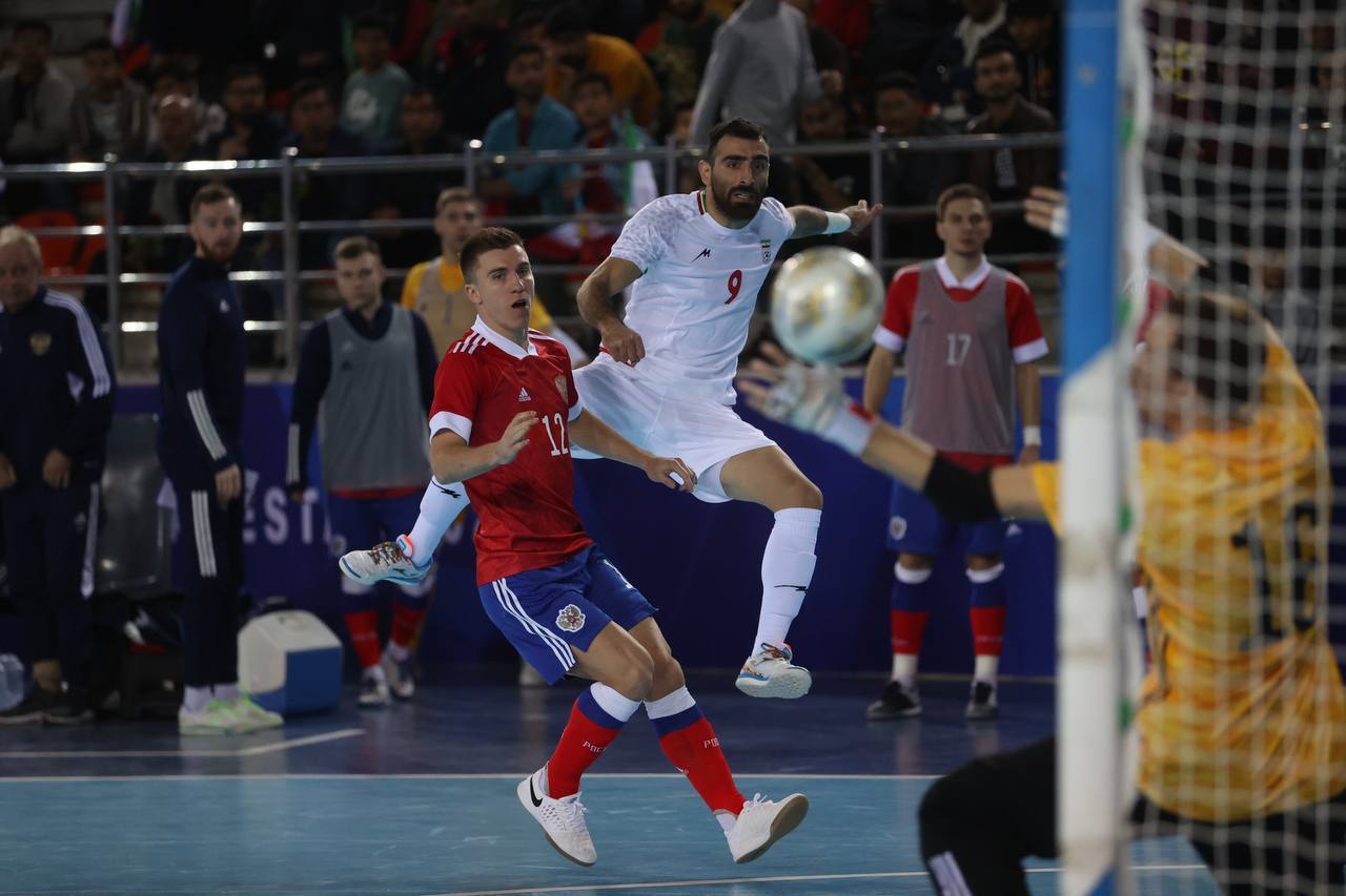 تغییر زمان بازی دوم تیم ملی فوتسال ایران و روسیه