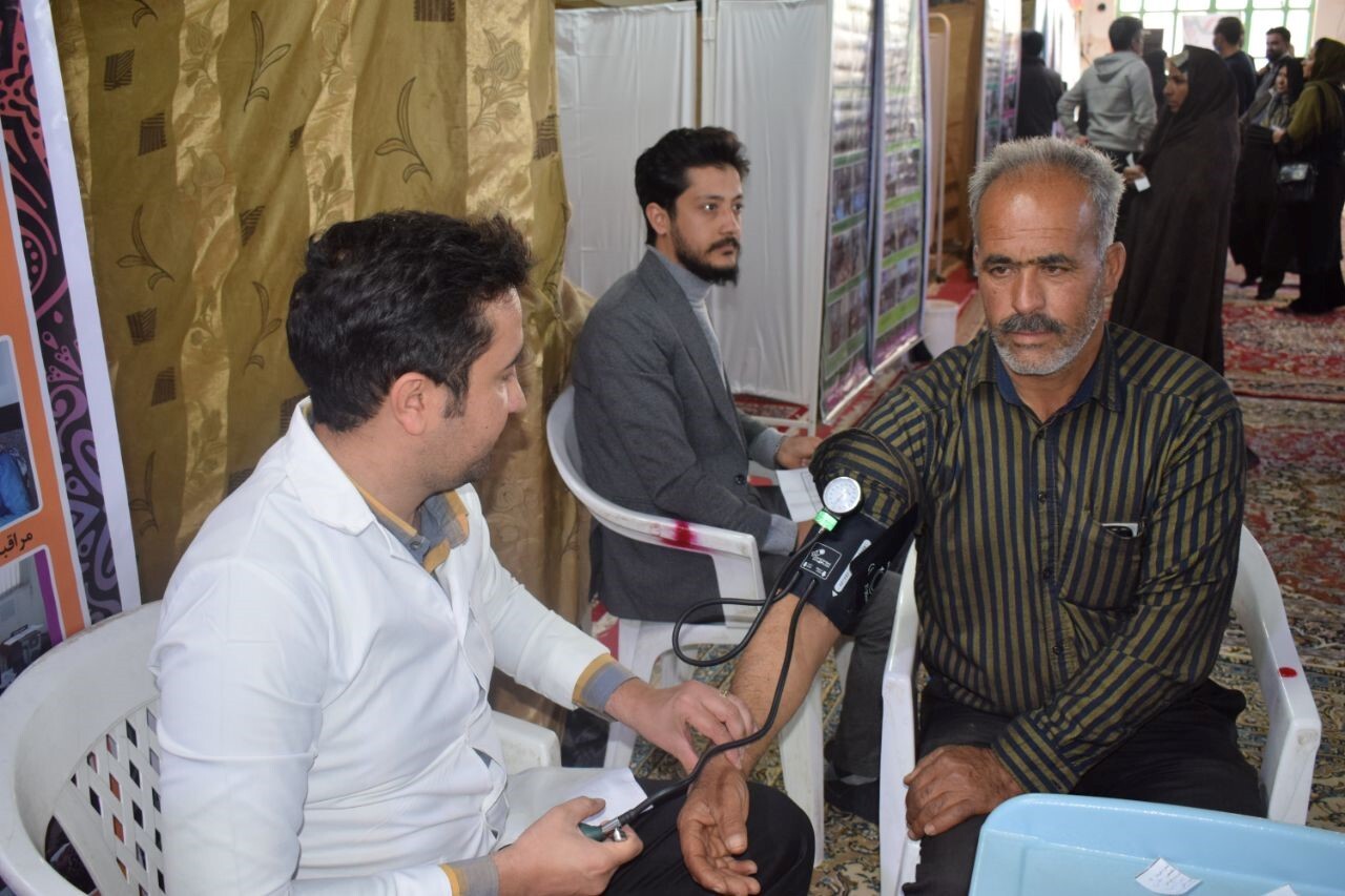 اردوی جهادی مرکز آموزشی درمانی واسعی سبزوار در شهر شامکان ششتمد