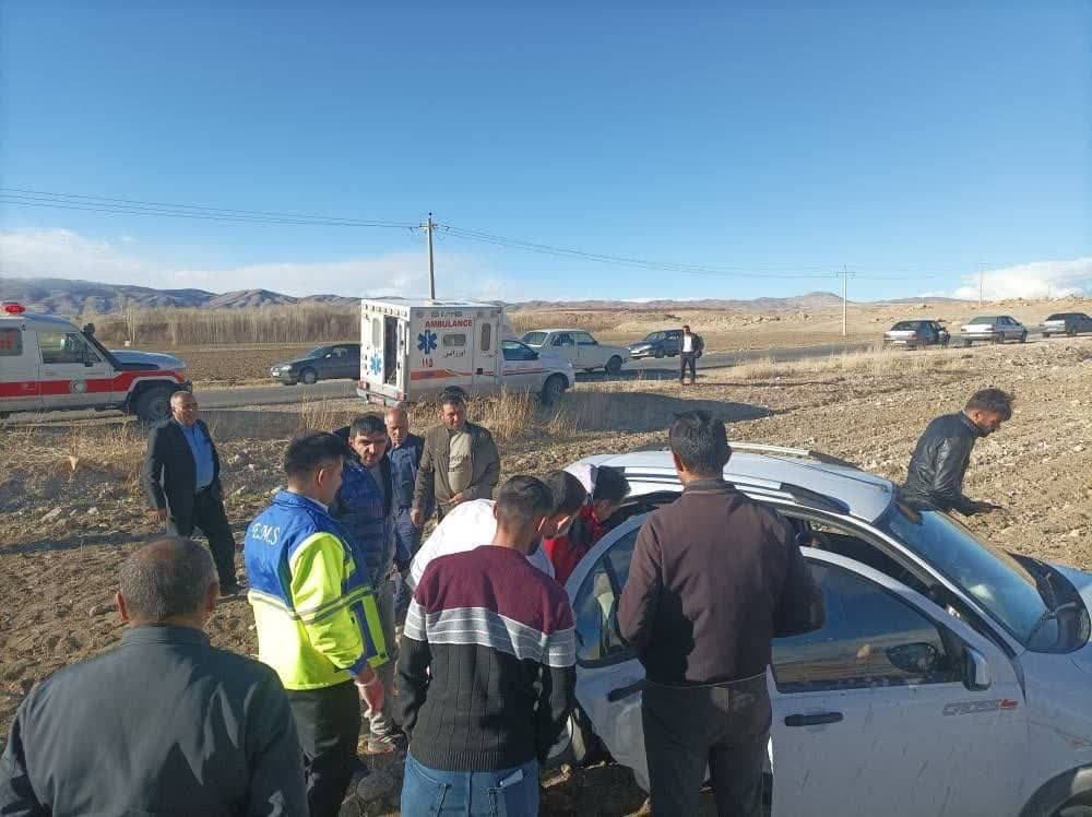 حادثه رانندگی در محور سرو به هشتیان