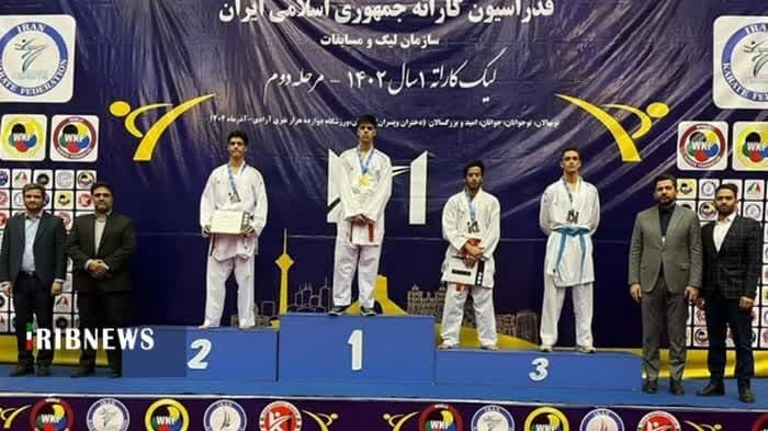 کسب چهارمین مدال توسط نمایندگان قم در سومین روز از لیگ کاراته وان ایران