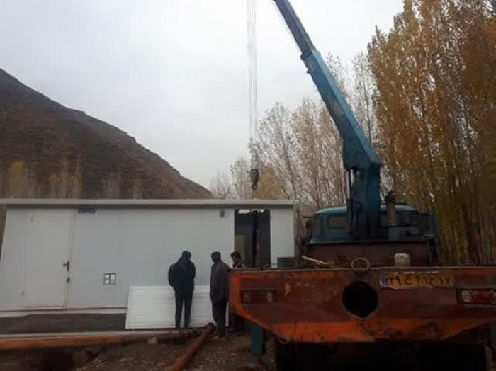رفع نشتی لوله رانش چاه آب روستای رازی شهرستان خوی 