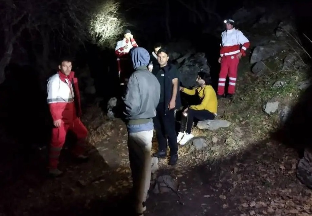 نجات پنج جوان گمشده در ارتفاعات کلیبر