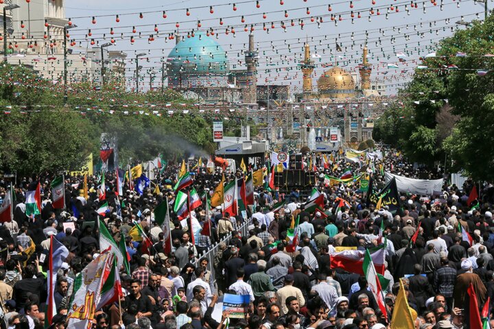 اعلام جزییات مراسم راهپیمایی روز قدس در مشهد
