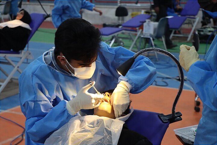 برگزاری اردوی جهادی دندانپزشکی در روستای نوده مشهد
