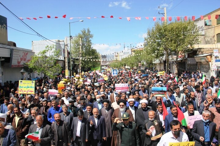 امروز، شعار مرگ بر اسرائیل در کهگیلویه و بویراحمد طنین انداز می شود