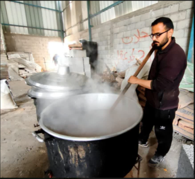 طرح «تکیه اهالی النصیرات» برای اطعام و حمایت از مردم در نوار غزه