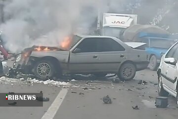 حادثه رانندگی در اصلاندوز مغان با سه کشته و سه مصدوم
