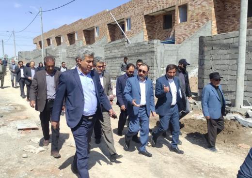 پیشرفت ۷۰ درصدی ساخت مسکن ملی شهرک مهرگان مشهد