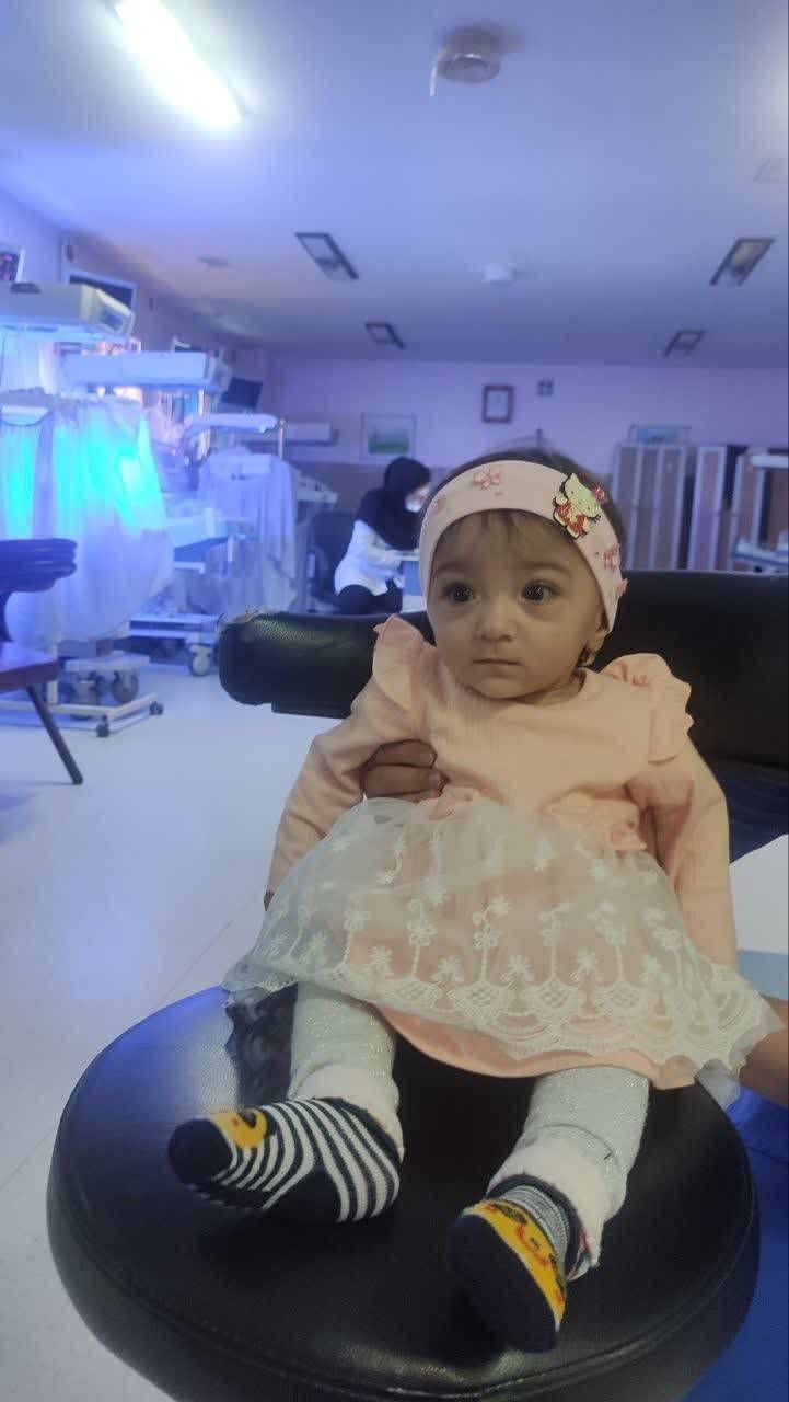 جشن تولد یک سالگی نوزاد نارس در مرکز آموزشی، پژوهشی و درمانی حکیم نیشابور
