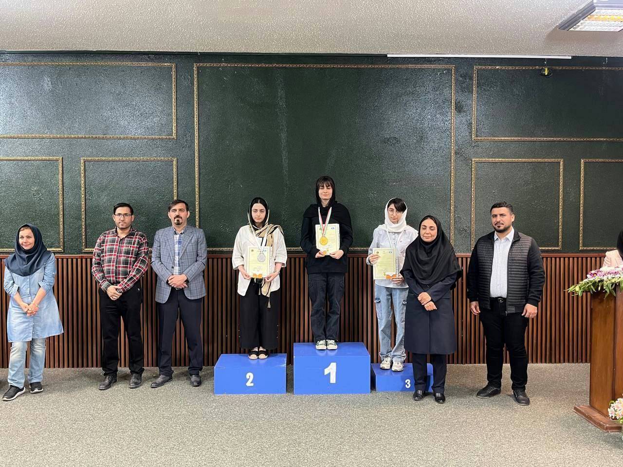 نایب قهرمانی شطرنج باز خوزستان در مسابقات بانوان کشور