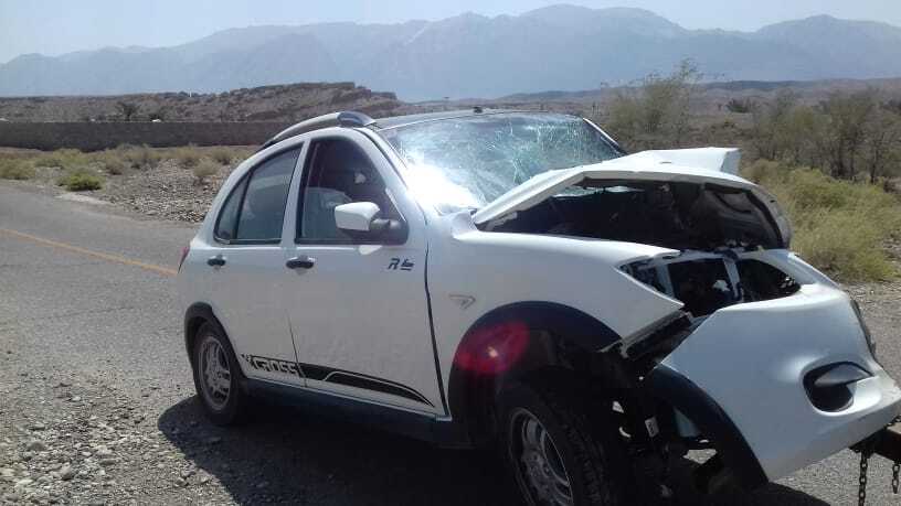 وقوع حادثه رانندگی در محور لالی مسجدسلیمان با ۵ مصدوم