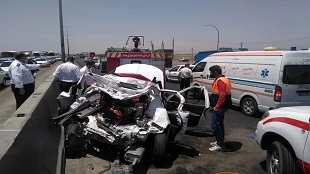هفت نفر در تصادف جاده‌ای خوزستان جان باختند