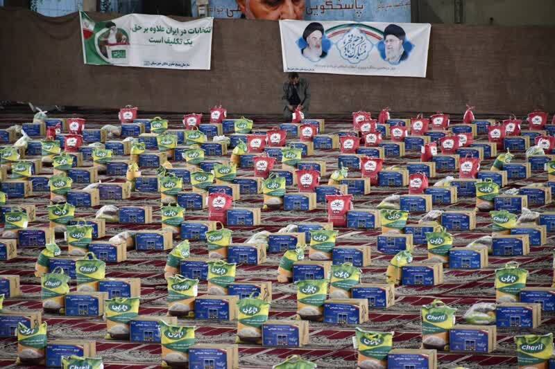 توزیع ۲۴ هزار بسته کمک‌های مومنانه کمیته امداد در خوزستان