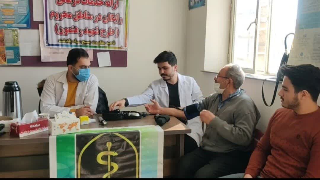 ارایه خدمات بهداشتی و درمانی رایگان در روستای علینظر   پلدشت