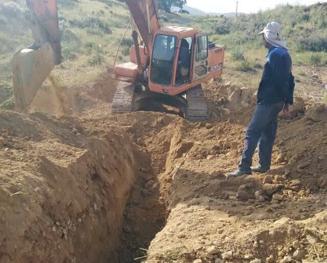 آبرسانی به روستای چنار فاریاب دهستان کوهمره سرخی شهرستان شیراز