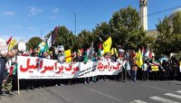 برگزاری راهپیمایی جمعه نصر در زنجان