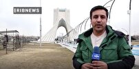 آماده سازی مسیر راهپیمایی ۲۲ بهمن در تهران