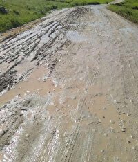 درخواست ساکنان روستای گردشگری زرستان برای آسفالت جاده روستا