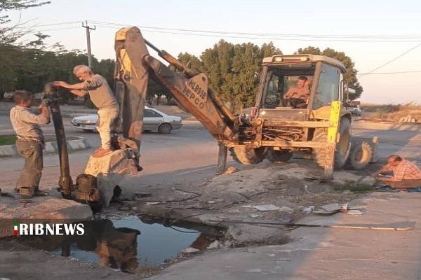 تعویض الکتروپمپ ۴ اینچ در شهرک مقداد بندر امام خمینی