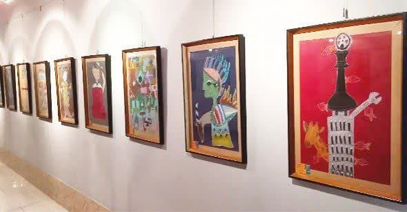 نمایشگاه «نقاشان کوچک گلچین» به کار خود در حوزه هنری آذربایجان غربی پایان داد
