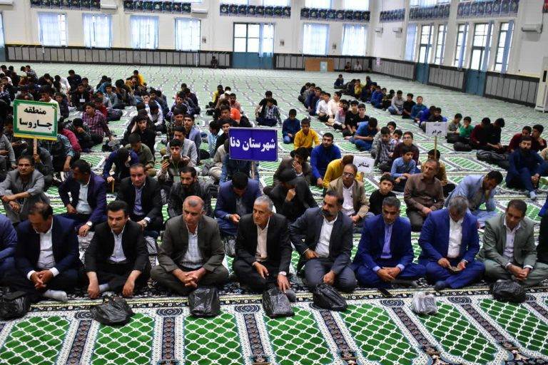 آغاز مرحله استانی مسابقات عترت و نماز دانش آموزان در چرام