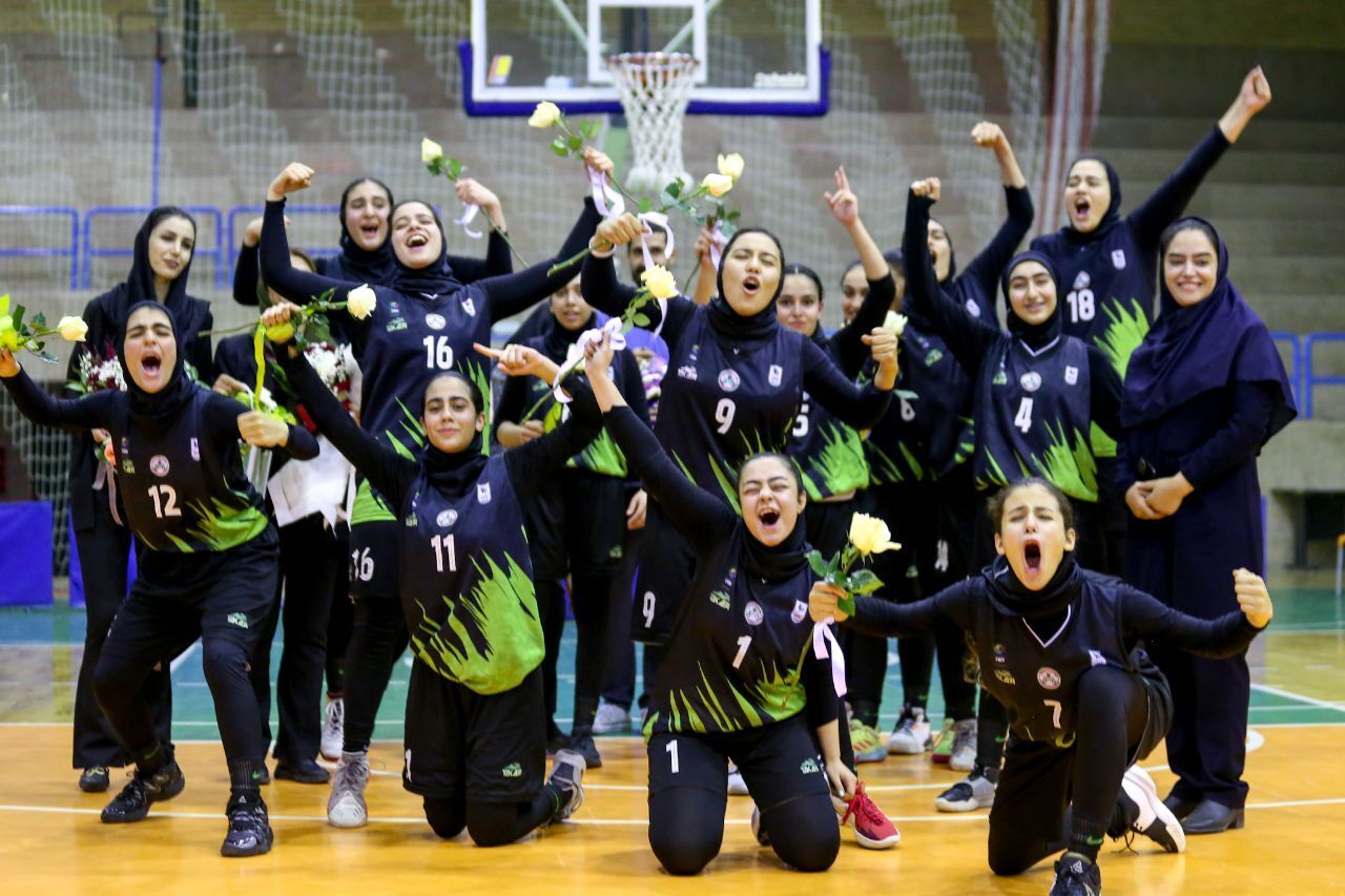 ذوب آهن قهرمان بسکتبال دختران جوانان ایران