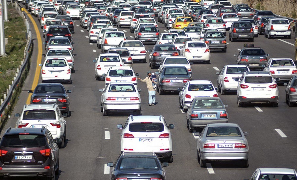 ترافیک نیمه سنگین در جاده های قزوین