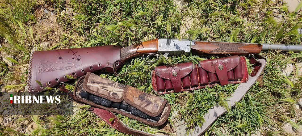 کشف و ضبط یک قبضه اسلحه غیر مجاز در منطقه حفاظت شده سفیدکوه خرم آباد