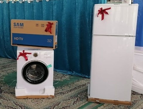اهدای ۱۱۴ ماشین لباسشویی به نیازمندان خراسان‌جنوبی