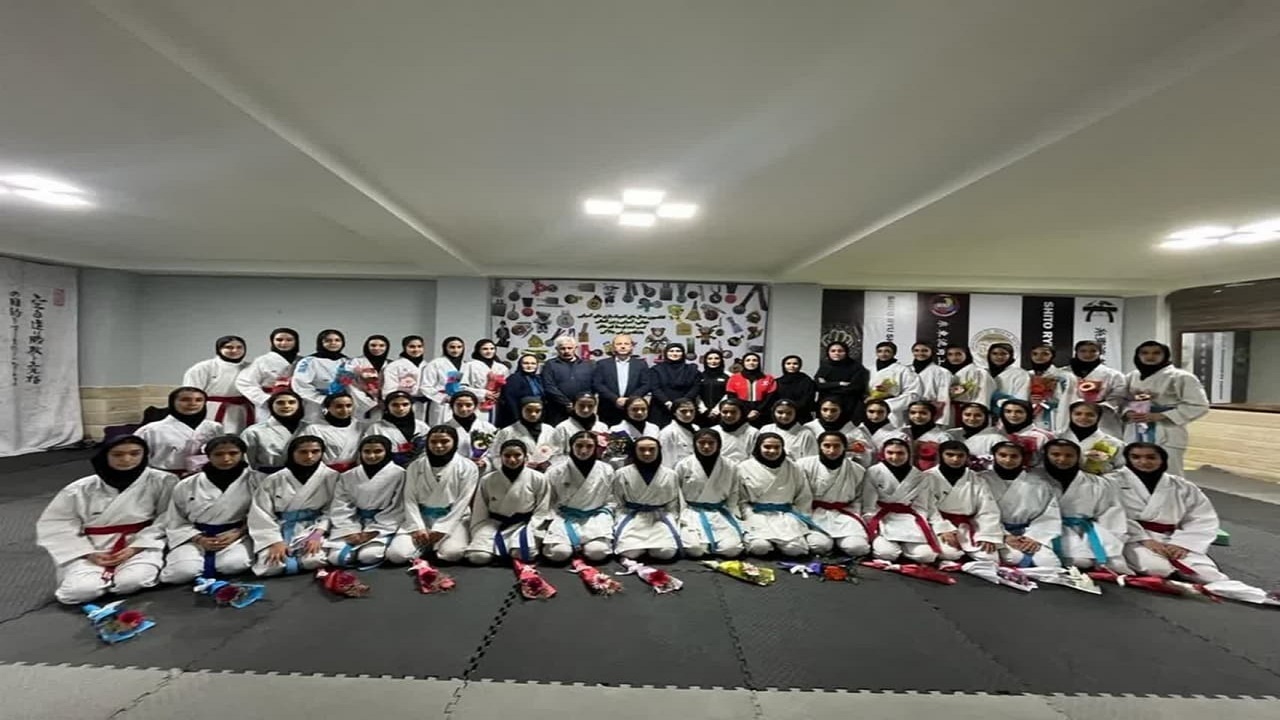 اردوی تیم ملی کاراته نوجوانان و جوانان دختران در مازندران