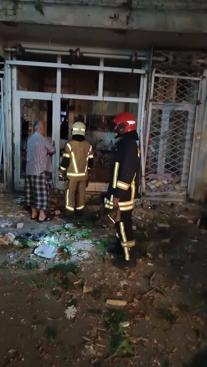 انفجار مغازه و منزل مسکونی در مشهد