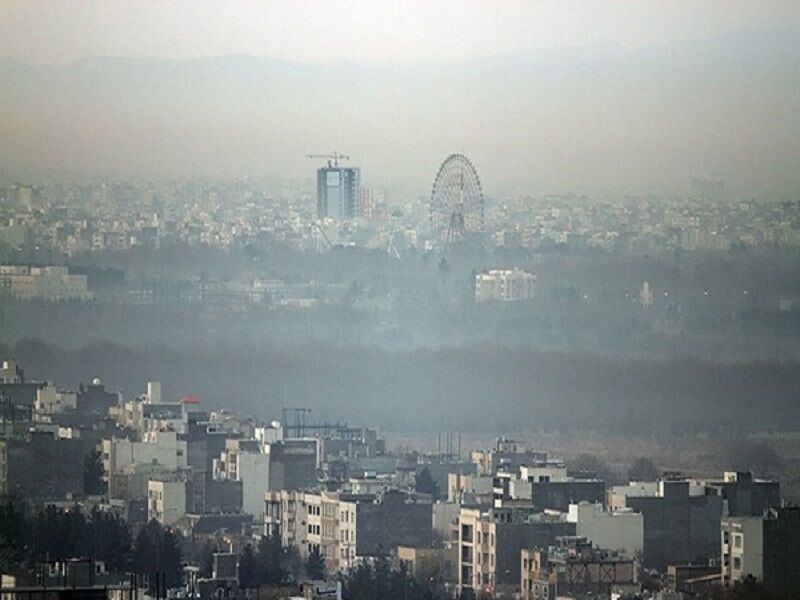 هوای ناسالم در کلانشهر مشهد؛ سه شنبه ۲۵ اردیبهشت