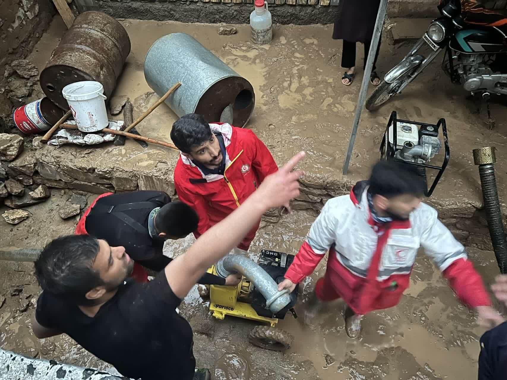 امدادرسانی به ۲۸۰ نفر سیل زده درخراسان شمالی