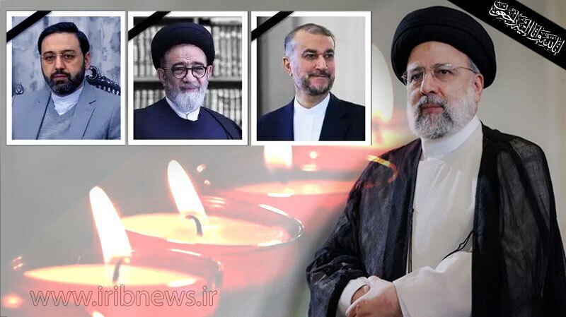 تشییع پیکر رئیس جمهور و همراهان در تبریز