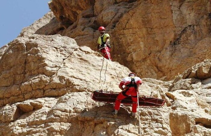 نجات کوهنورد در کرمان