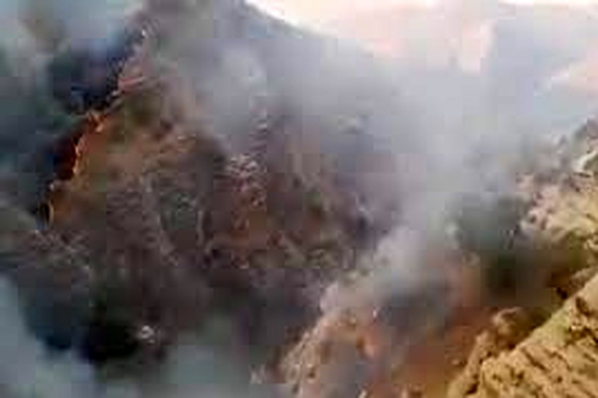 مهار آتش در ارتفاعات نارک گچساران