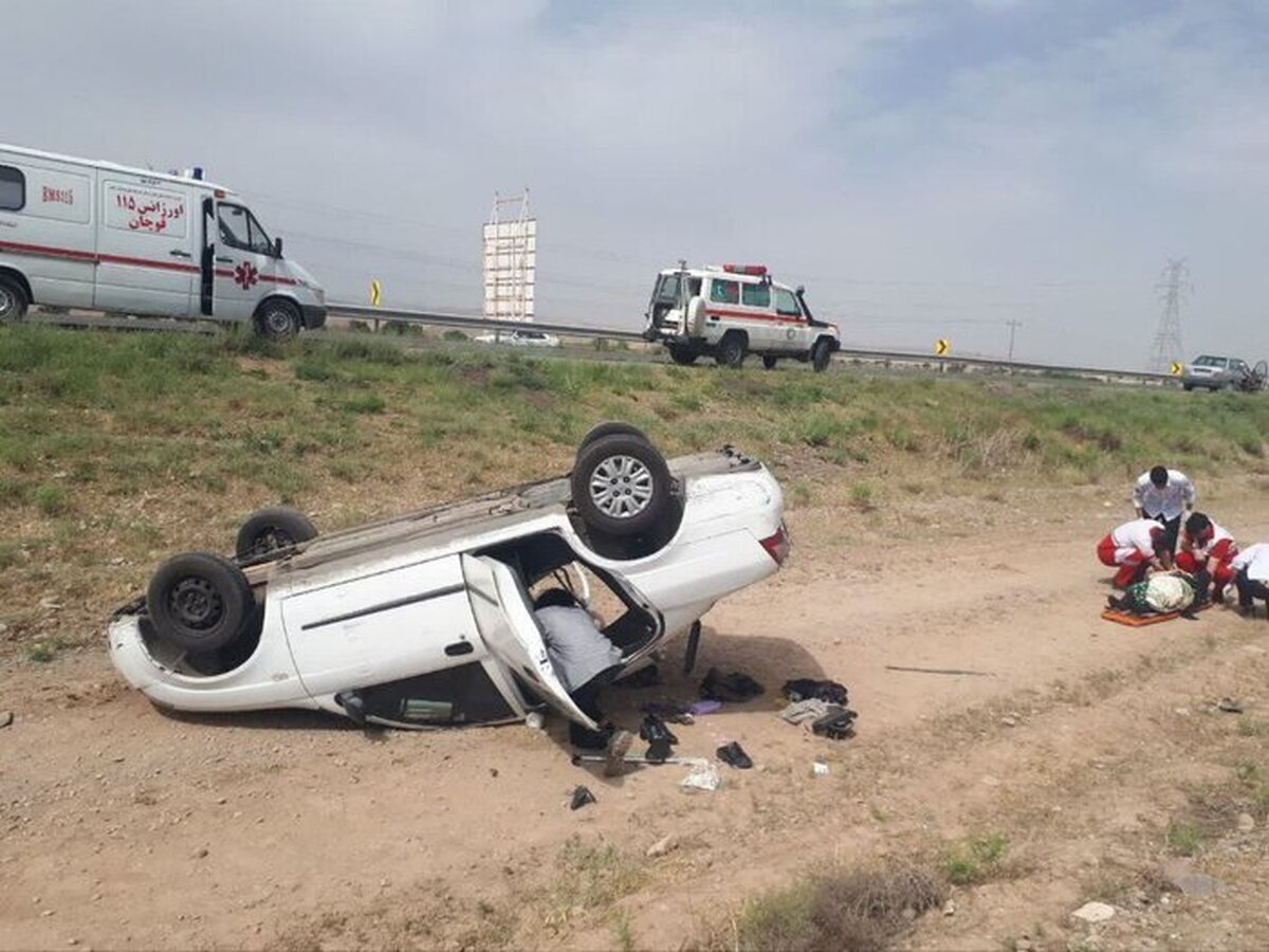 حادثه رانندگی در محور شهرکرد- هفشجان