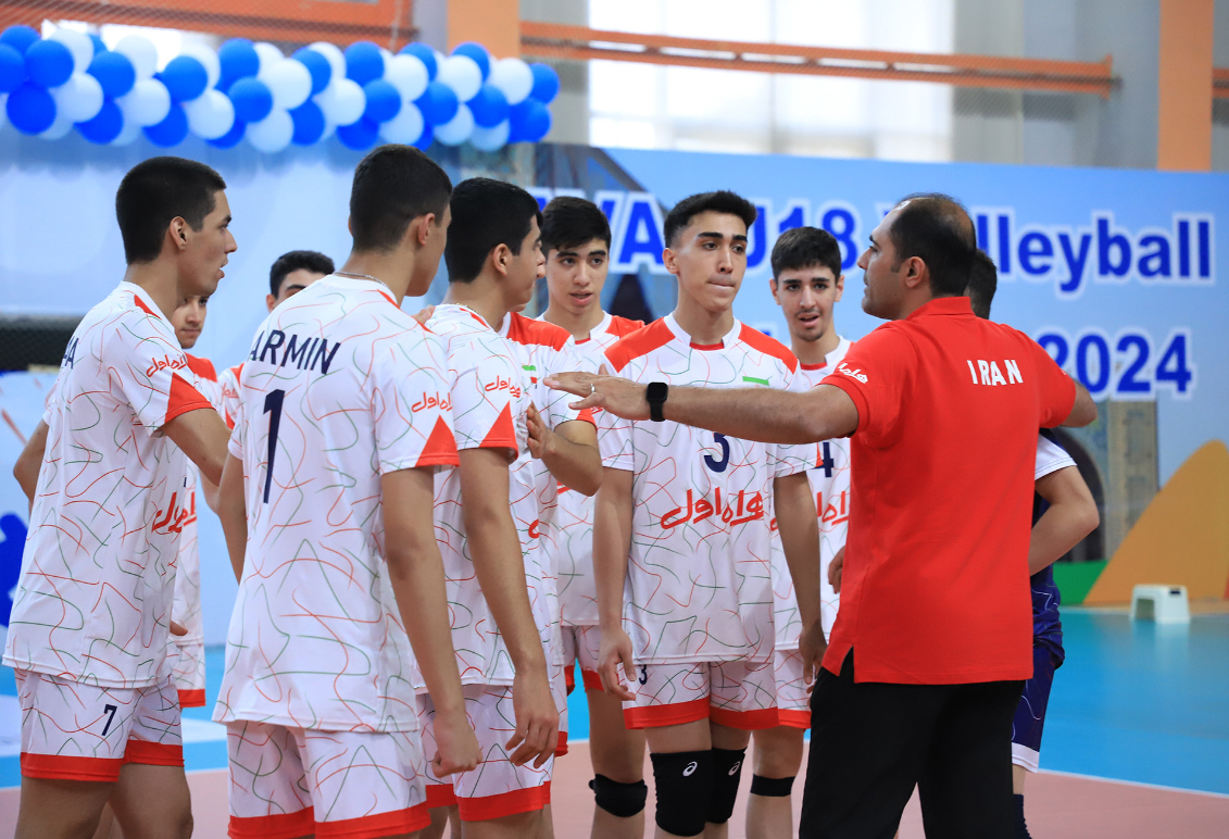 نایب قهرمانی پسران ایران در والیبال زیر ۱۸ سال آسیای مرکزی