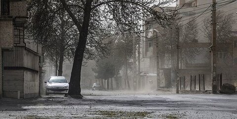 رگبار پراکنده و وزش باد به نسبت شدید در یزد