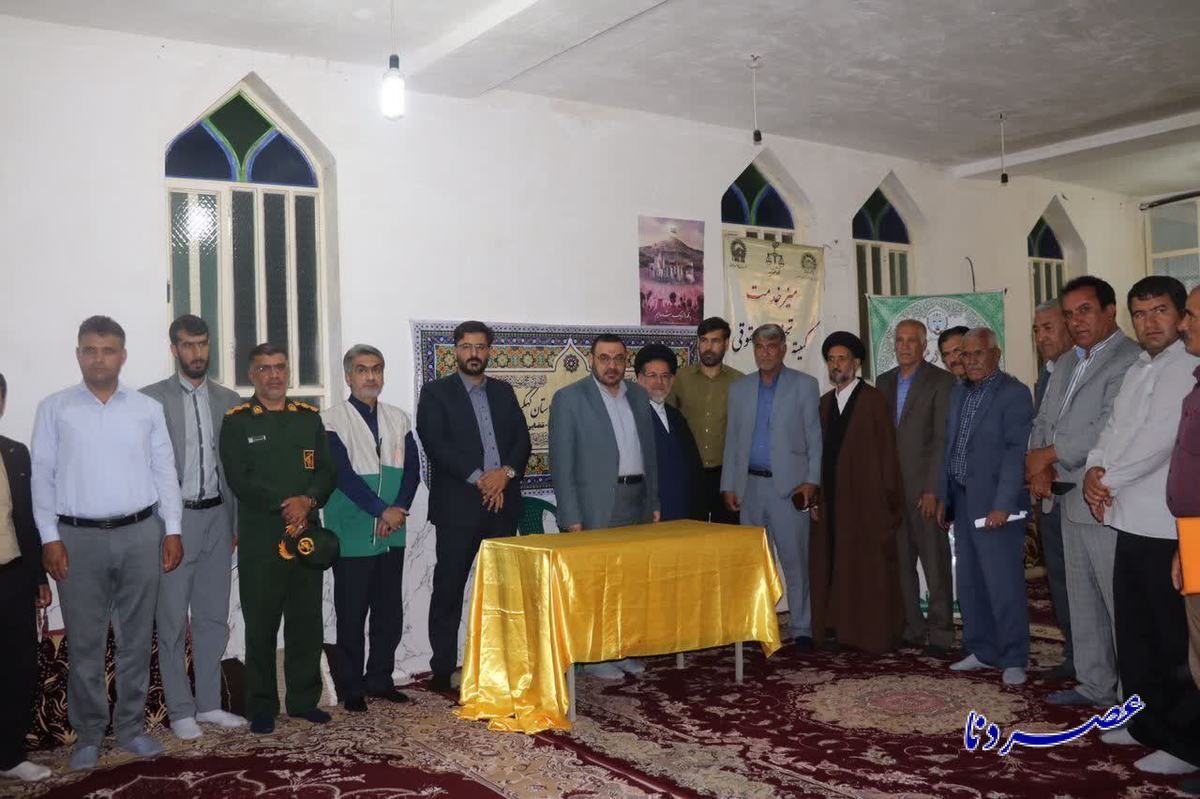 طرح وکلا با مساجد با حضور جمعی از مسئولان حقوقی و قضایی استان